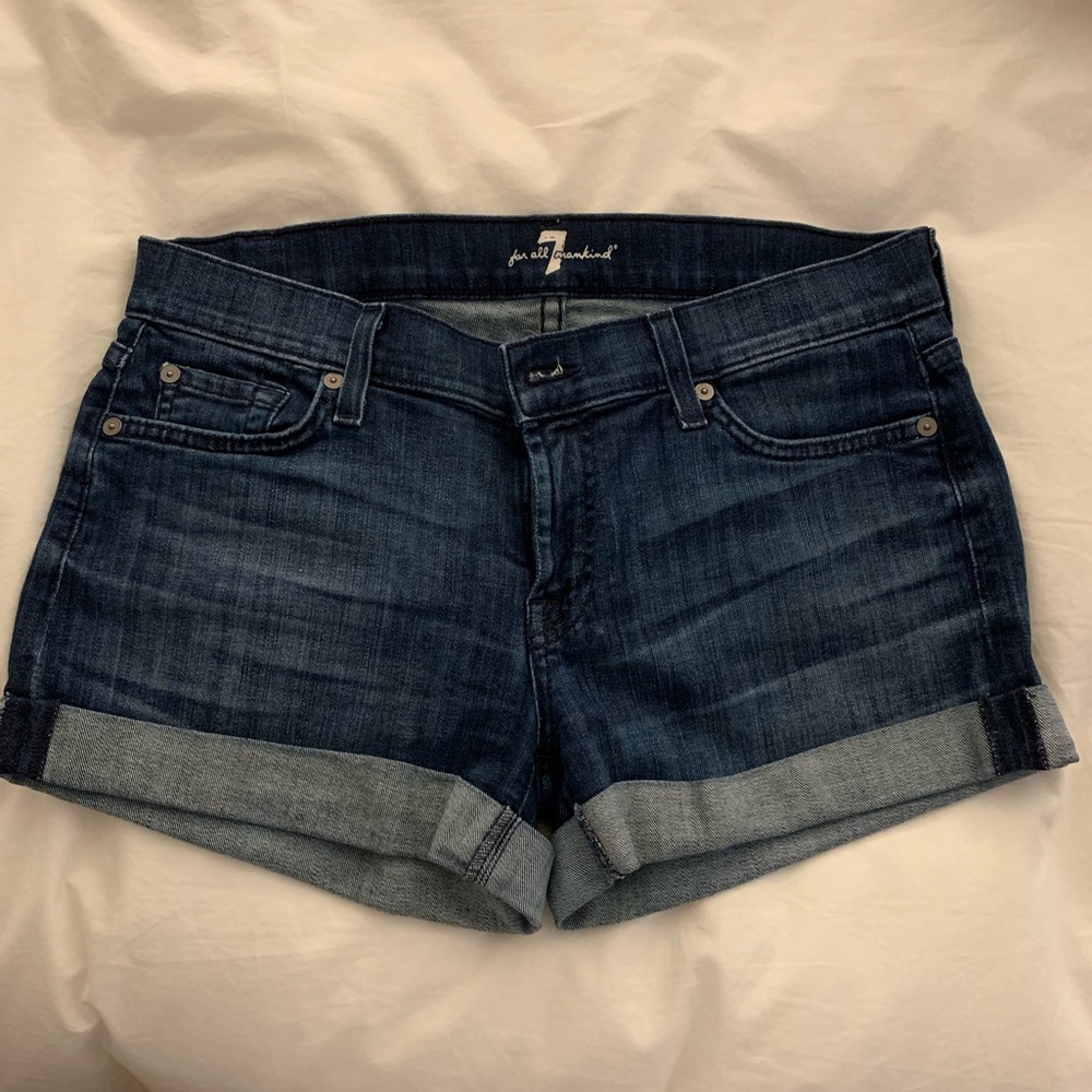 7 for all Mankind Jean Shorts with Cuff - Size 30